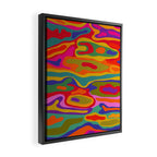 Colorful Pattern Framed Canvas Print Gallery Image 2