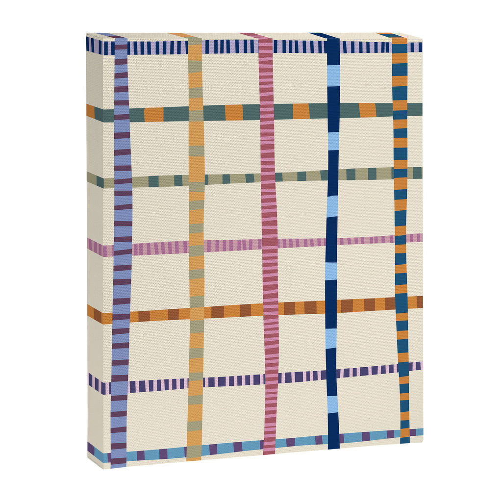 Colorful Patterned Grid Canvas Print Gallery Image 8