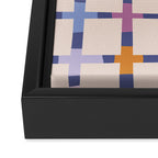 Colorful Patterned Grid II Framed Canvas Print Gallery Image 3