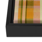 Colorful Plaid #1 Framed Canvas Print Gallery Image 3