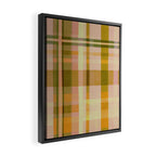 Colorful Plaid #1 Framed Canvas Print Gallery Image 2