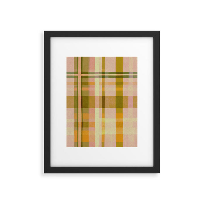 Colorful Plaid #1 Framed Art Print Gallery Image 1