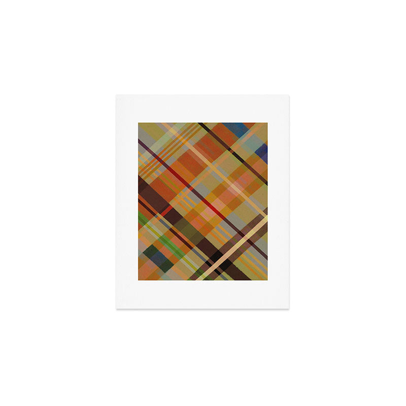 Colorful Plaid #2 Art Print Gallery Image 1