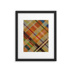 Colorful Plaid #2 Framed Art Print Gallery Image 5