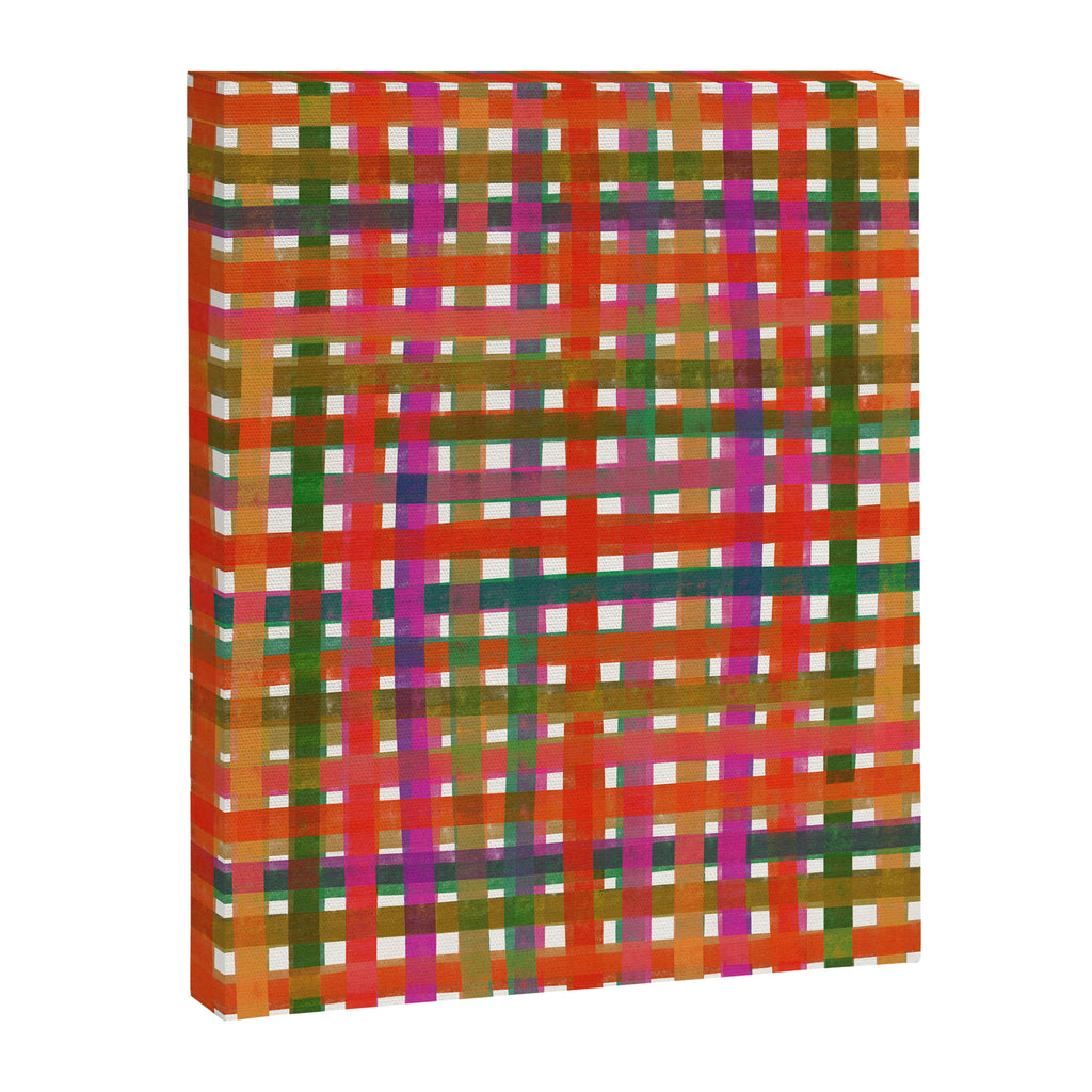 Colorful Plaid #3 Canvas Print Gallery Image 6