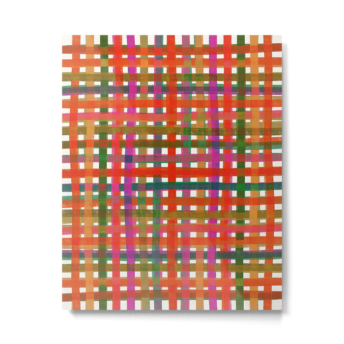 Colorful Plaid #3 Metal Print Gallery Image 1