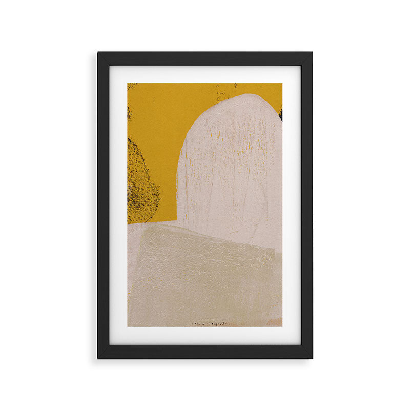 Connected Shapes #1 Framed Art Print Gallery Image 2