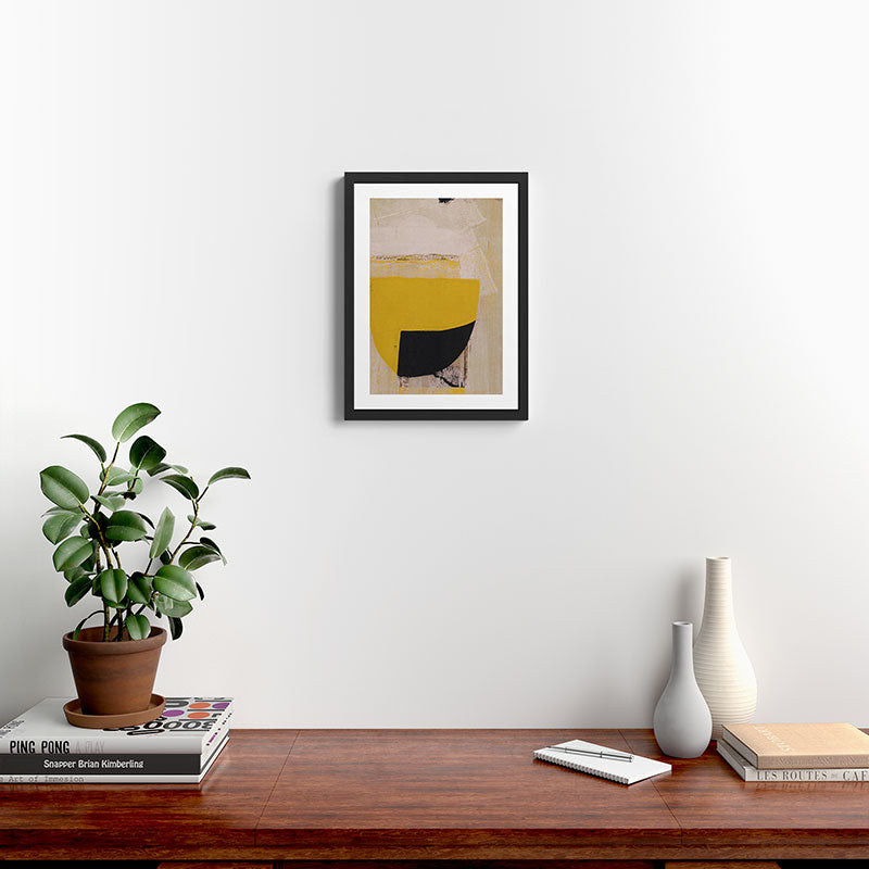 Connected Shapes #2 Framed Art Print Gallery Image 2