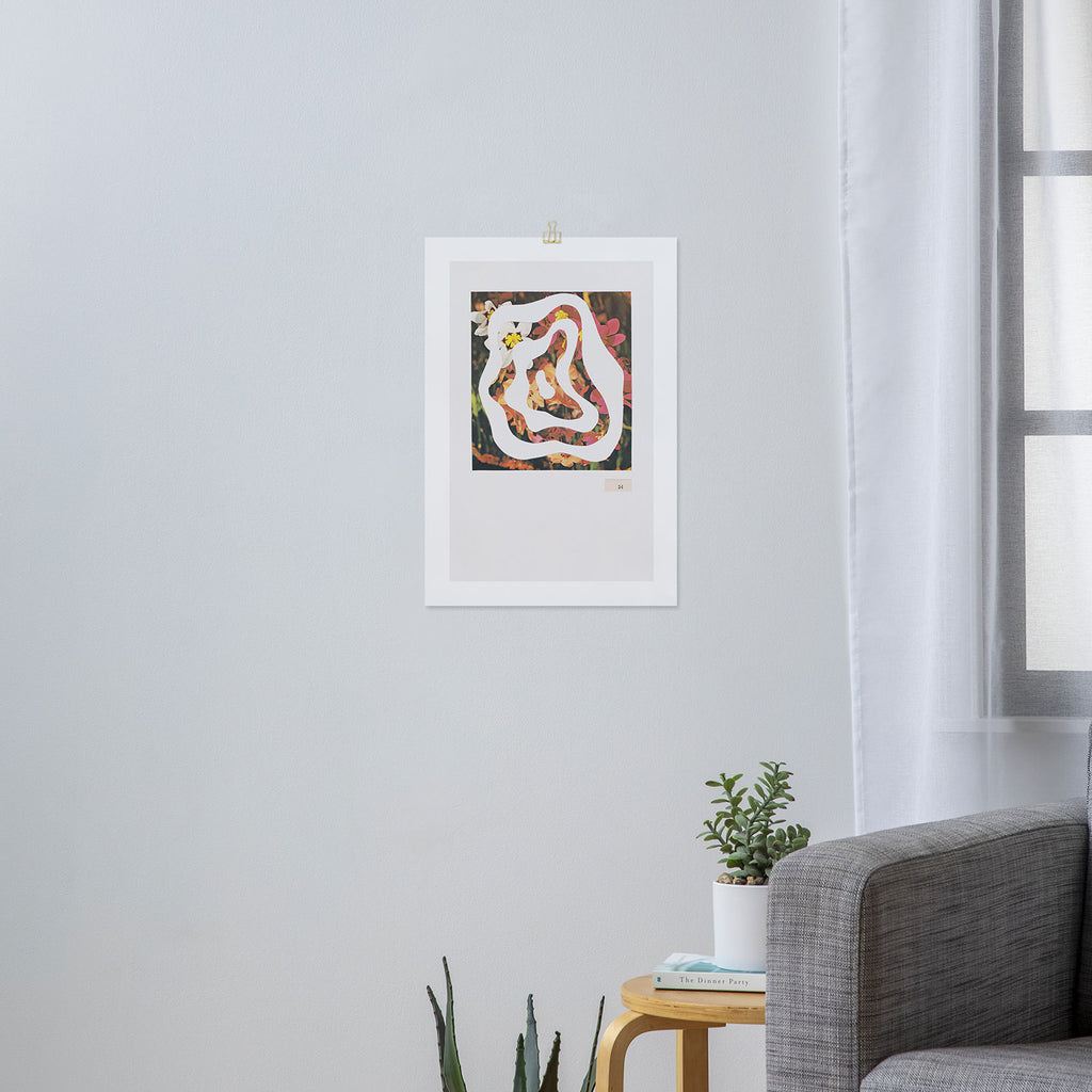 Contours of Blooms #1 Art Print Gallery Image 3