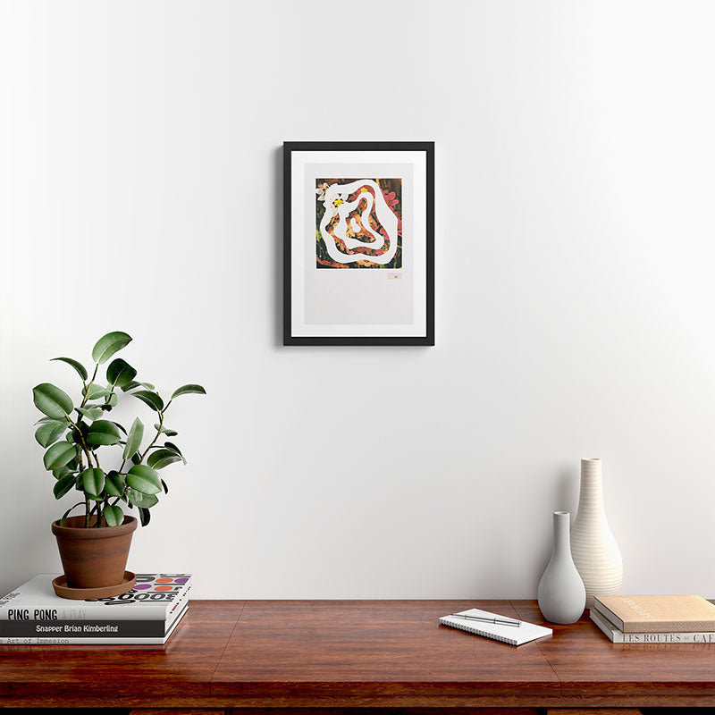 Contours of Blooms #1 Framed Art Print Gallery Image 2