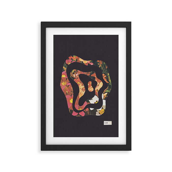 Contours of Blooms #2 Framed Art Print Gallery Image 1