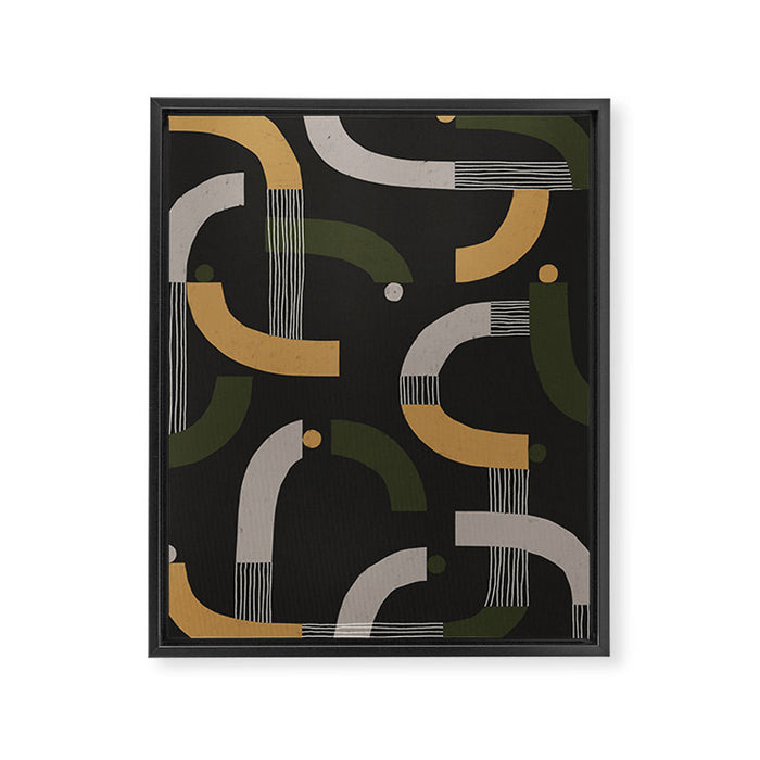 Curves Framed Canvas Print Gallery Image 1