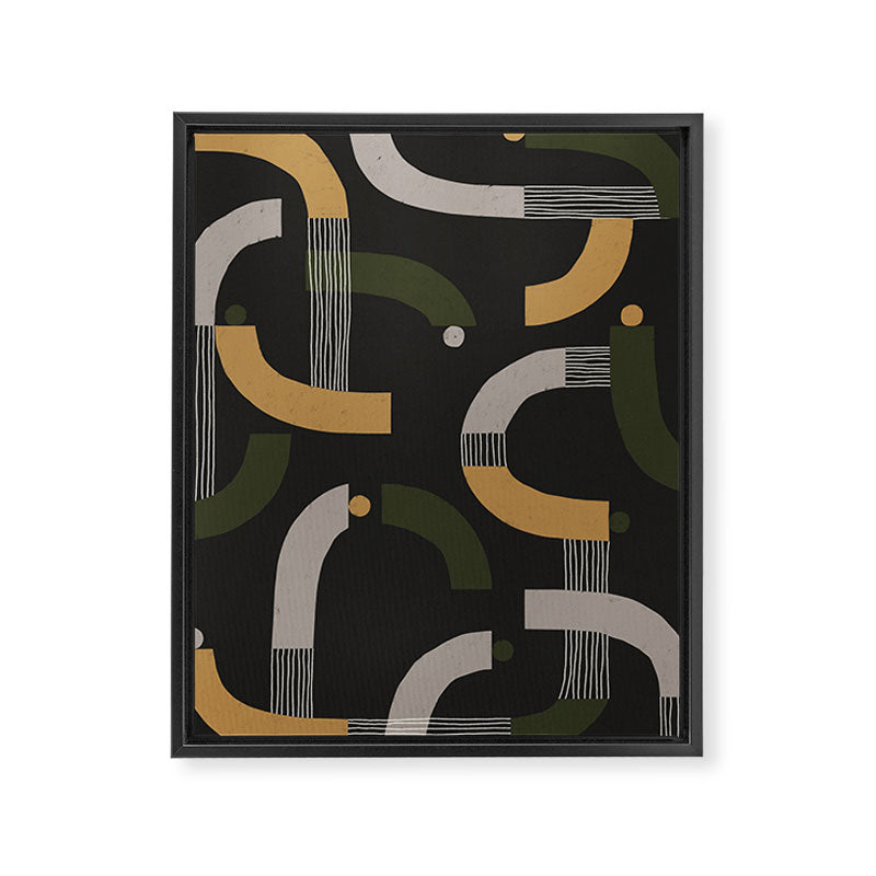 Curves Framed Canvas Print Gallery Image 8