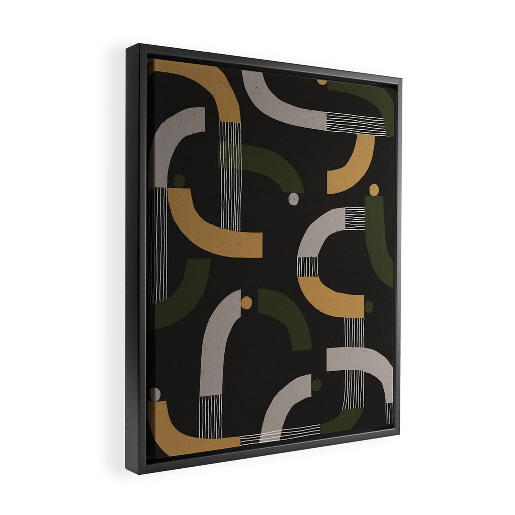 Curves Framed Canvas Print Gallery Image 2