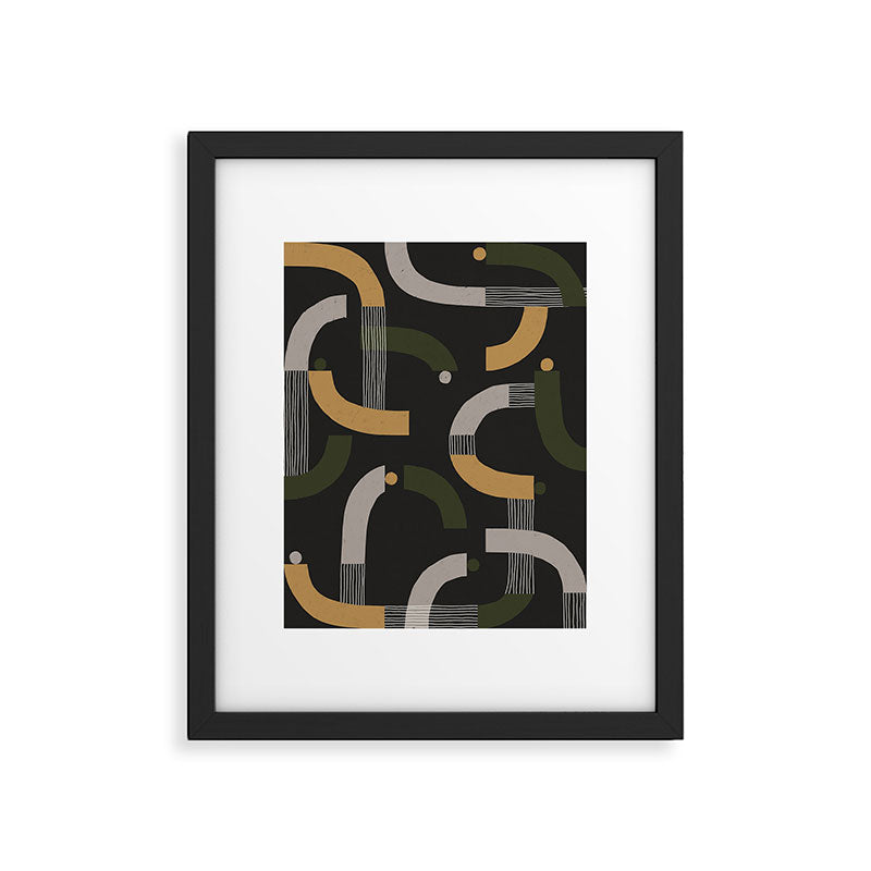 Curves Framed Art Print Gallery Image 6