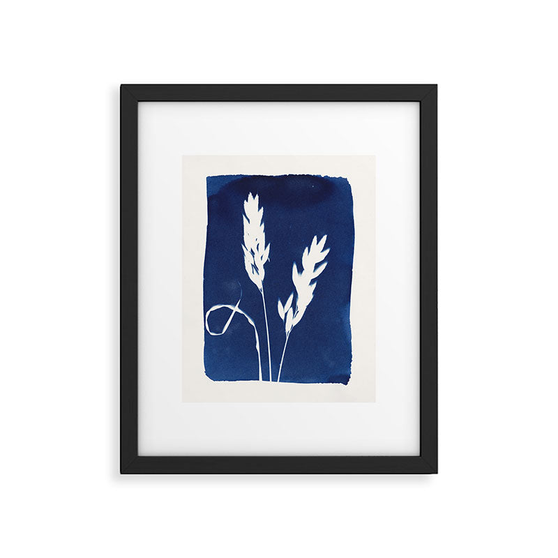 Cyan Herbarium #2 Framed Art Print Gallery Image 5