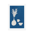 Cyanotype Still Life Studies #1 Art Print Gallery Image 1
