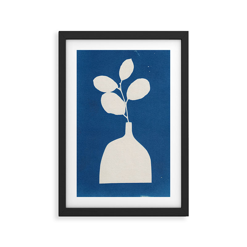 Cyanotype Still Life Studies #2 Framed Art Print Gallery Image 2