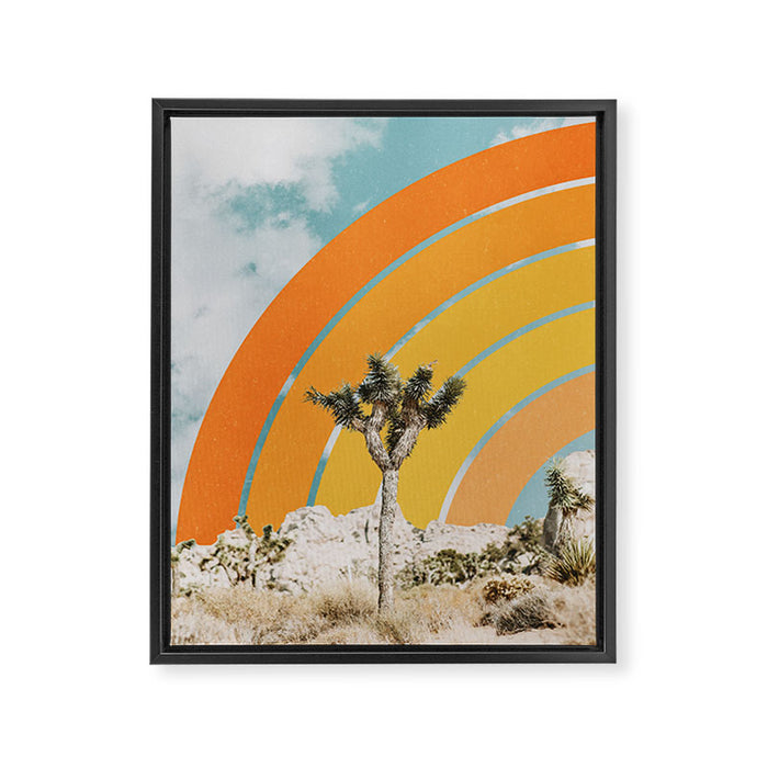 Desertscape Framed Canvas Print Gallery Image 1