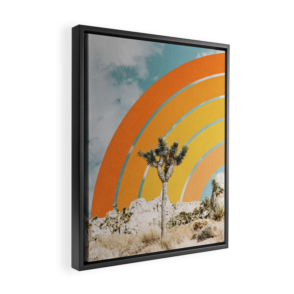 Desertscape Framed Canvas Print Gallery Image 2