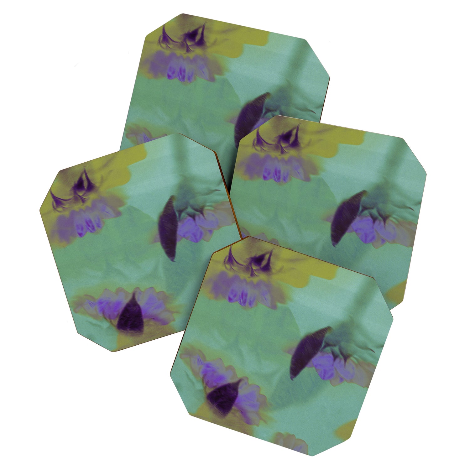 Digital Bloom #2 Coaster Gallery Image 1