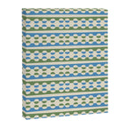 Dots and Lines - Blue and Green Canvas Print Gallery Image 6