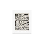 Dots / Black & White Pattern Art Print Gallery Image 1