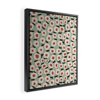 Dots & Flowers #1 Framed Canvas Print Gallery Image 2