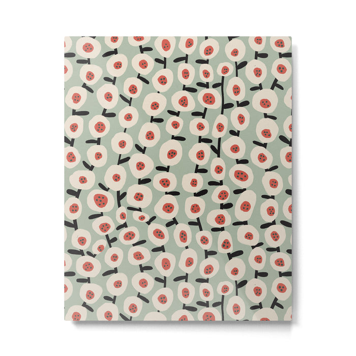 Dots & Flowers #1 Metal Print Gallery Image 1