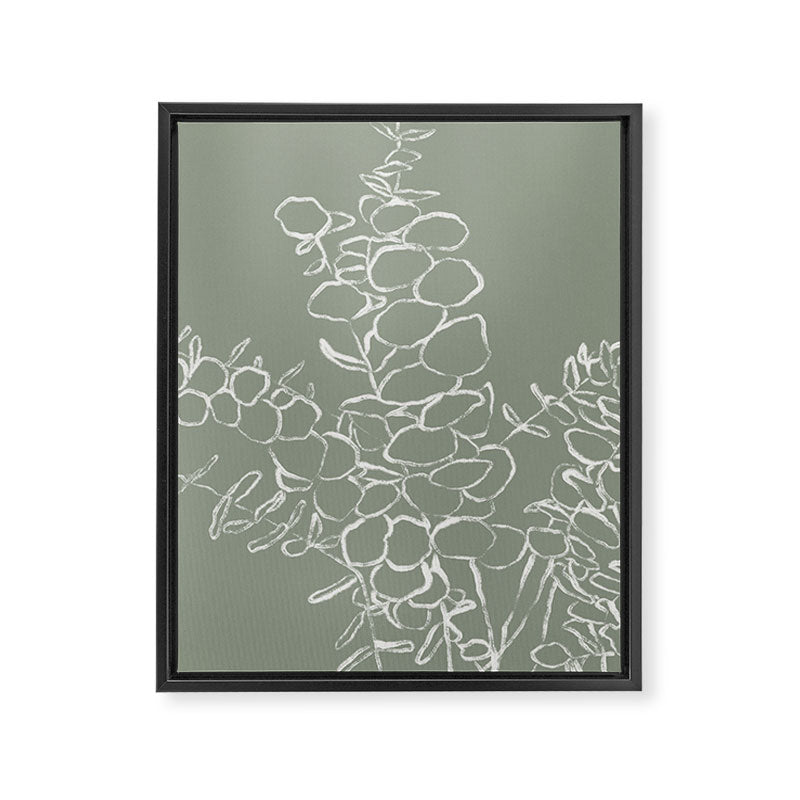 Eucalyptus Bunch Framed Canvas Print Gallery Image 8
