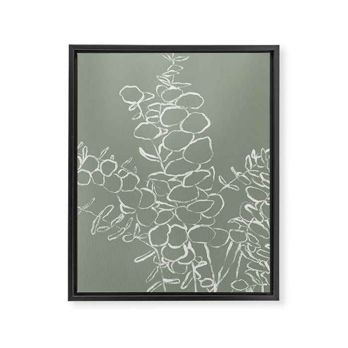 Eucalyptus Bunch Framed Canvas Print Gallery Image 1