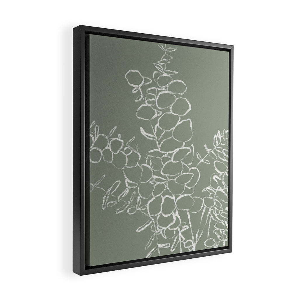 Eucalyptus Bunch Framed Canvas Print Gallery Image 2