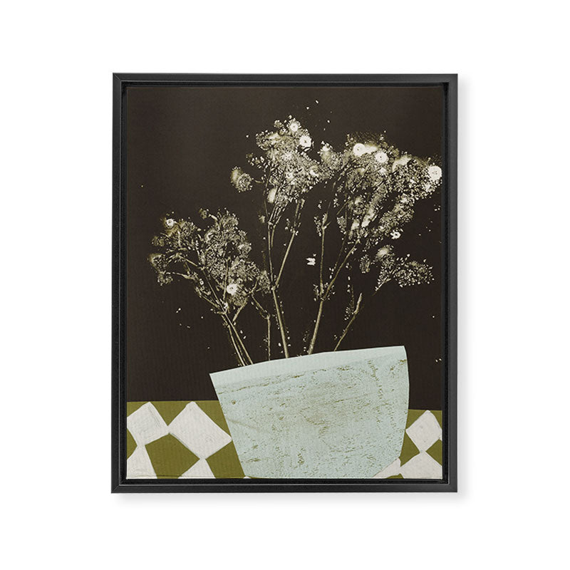 Everyday Simplicity - Blooming Pot Framed Canvas Print Gallery Image 6