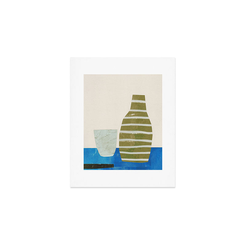 Everyday Simplicity - Vessel and Glass Art Print Gallery Image 1