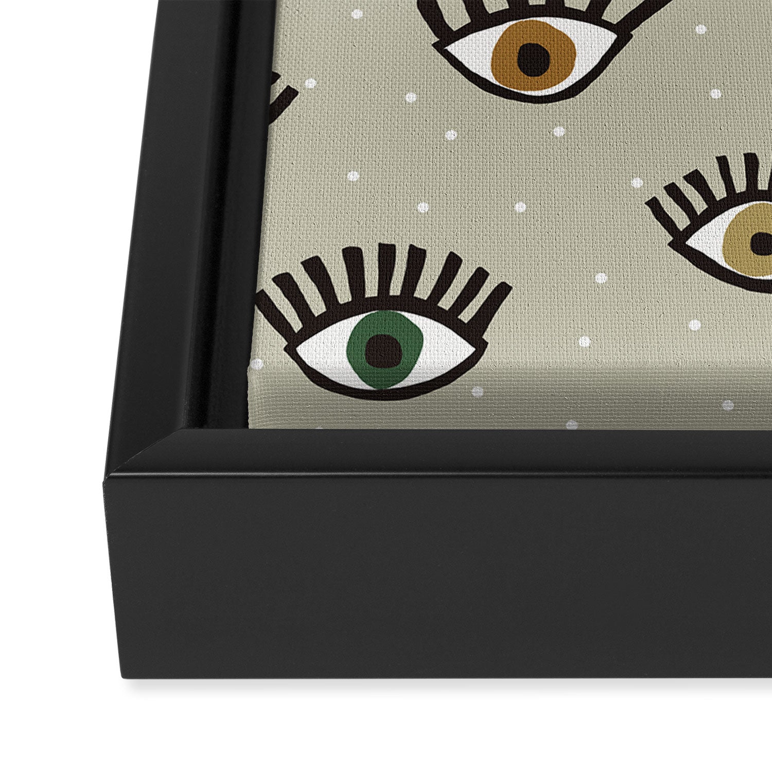 Eyes #1 Framed Canvas Print Gallery Image 3