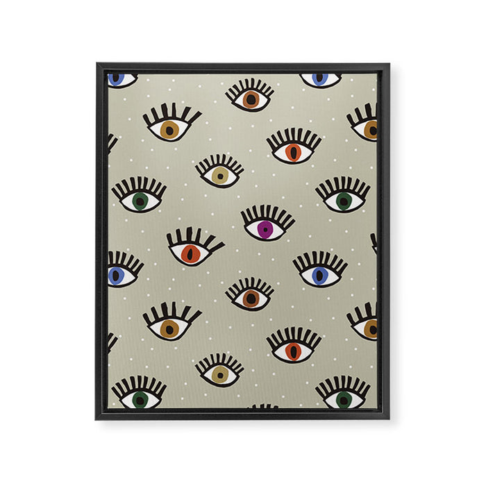 Eyes #1 Framed Canvas Print Gallery Image 1