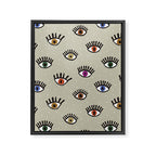 Eyes #1 Framed Canvas Print Gallery Image 6