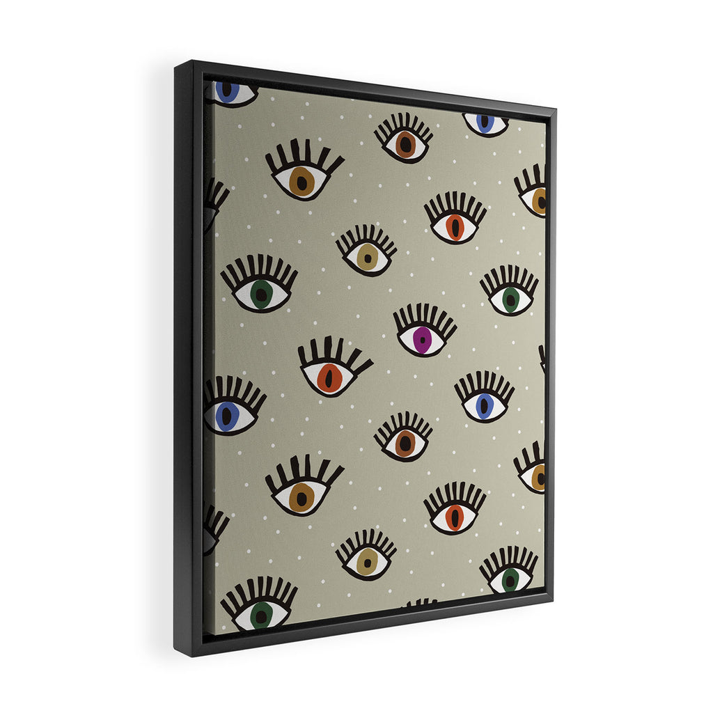 Eyes #1 Framed Canvas Print Gallery Image 2