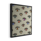Eyes #1 Framed Canvas Print Gallery Image 2