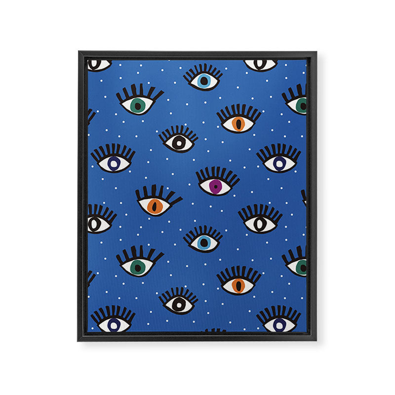 Eyes #2 Framed Canvas Print Gallery Image 6