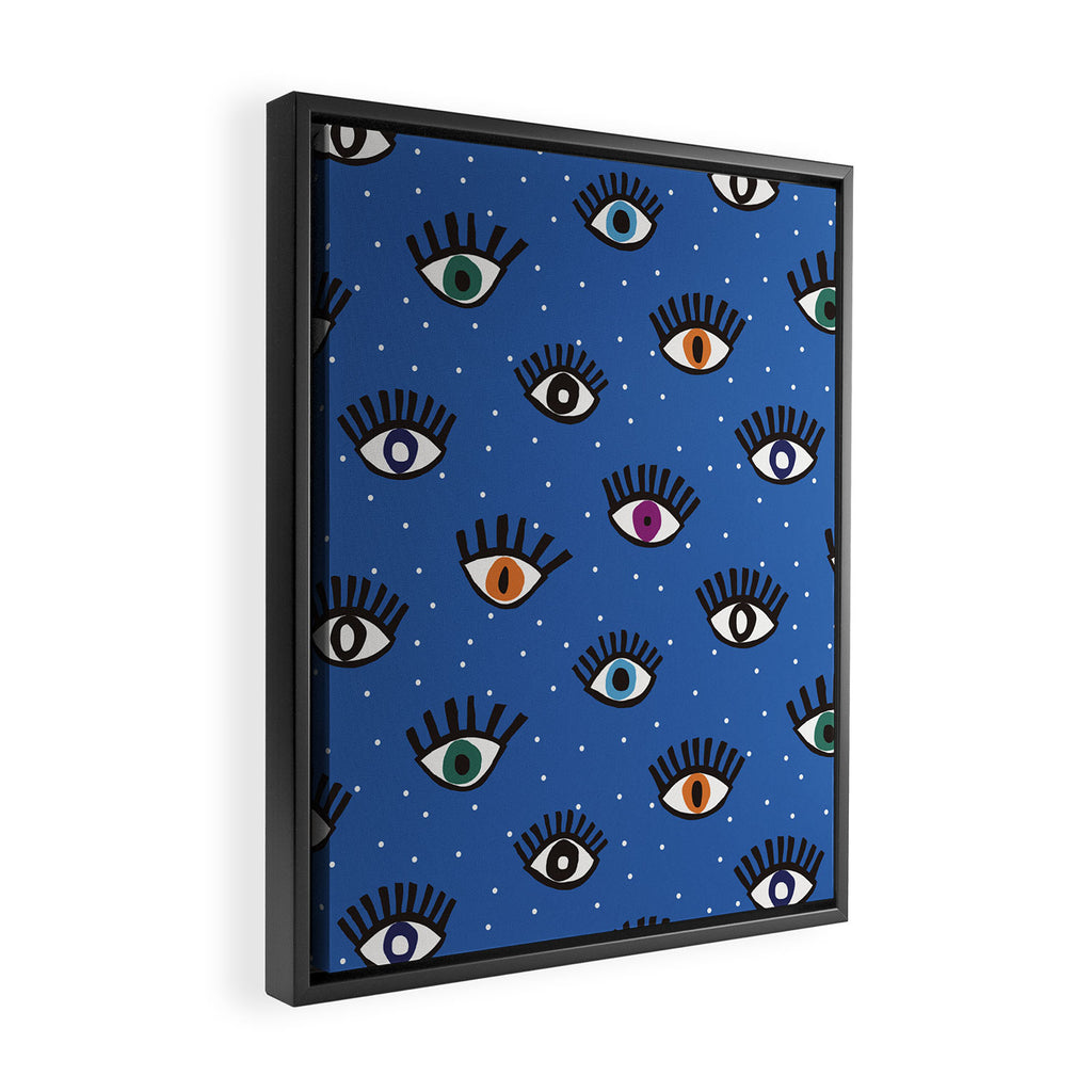 Eyes #2 Framed Canvas Print Gallery Image 2