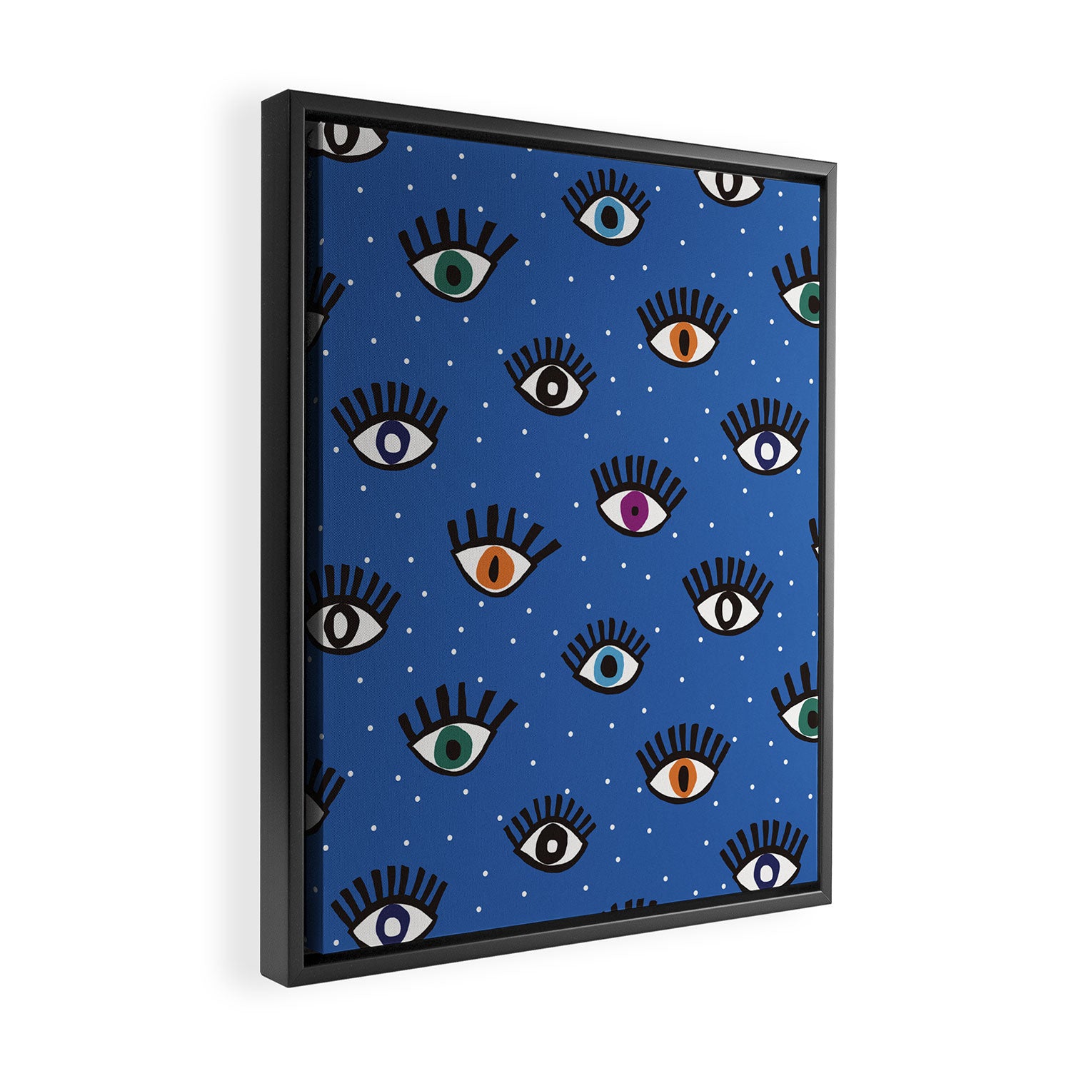 Eyes #2 Framed Canvas Print Gallery Image 2
