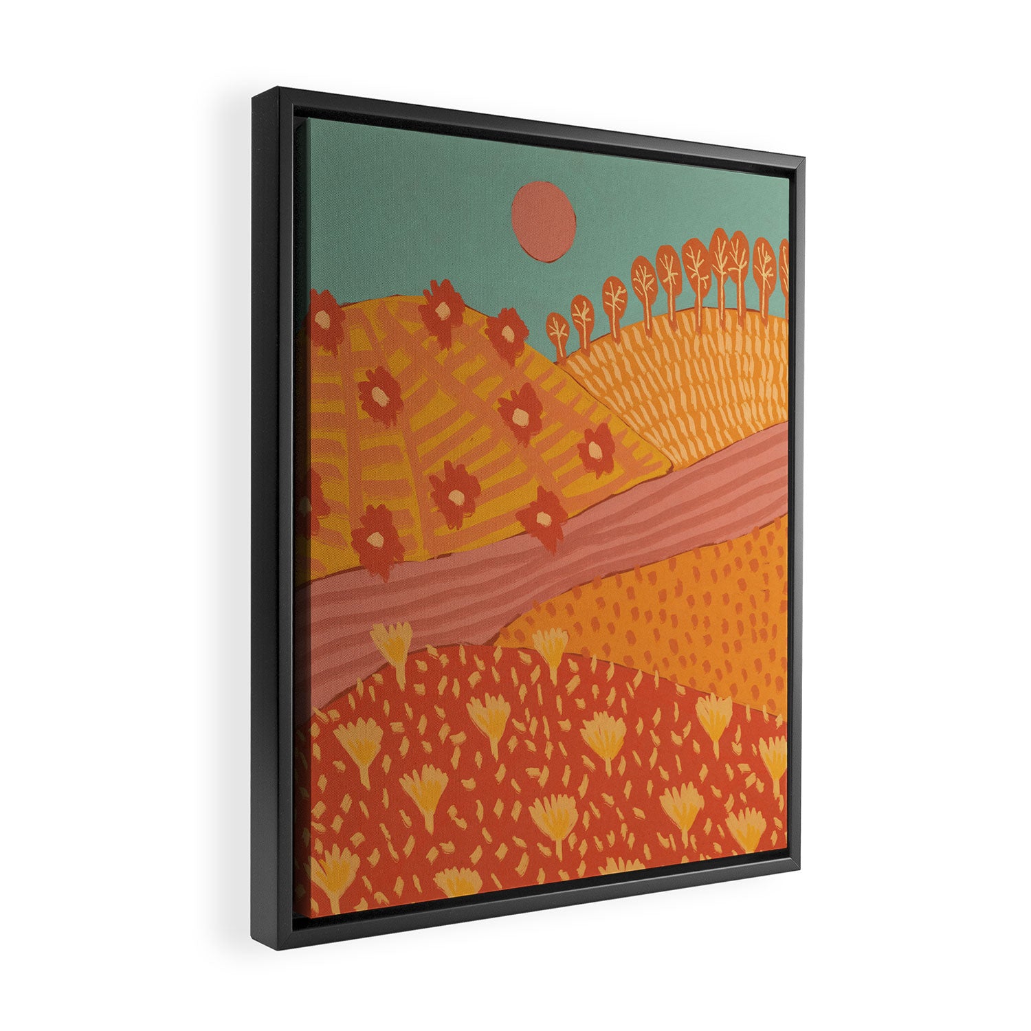 Fairy Tale Landscape #4 Framed Canvas Print Gallery Image 2