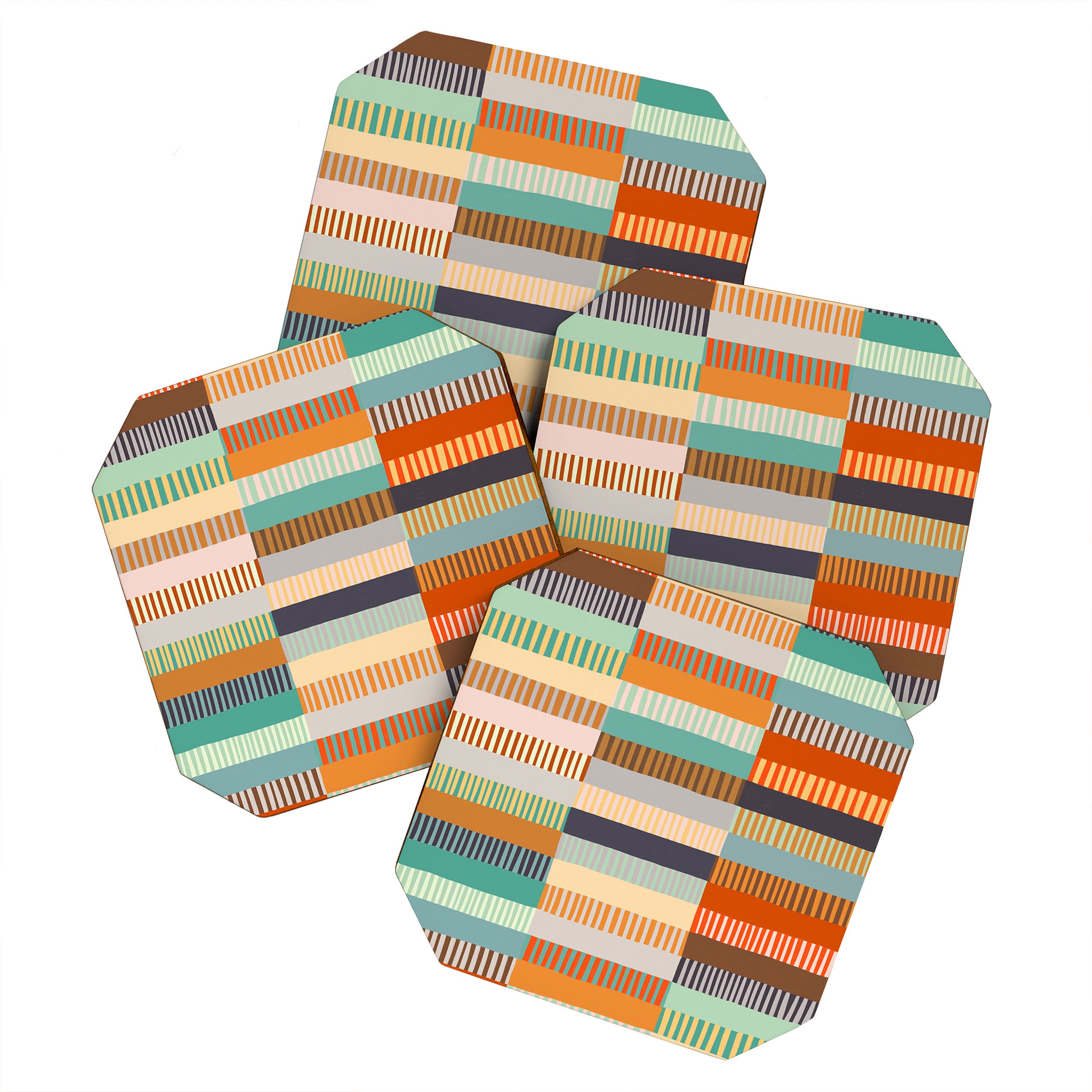 Fall Grandmother's Quilt I Coaster Gallery Image 1