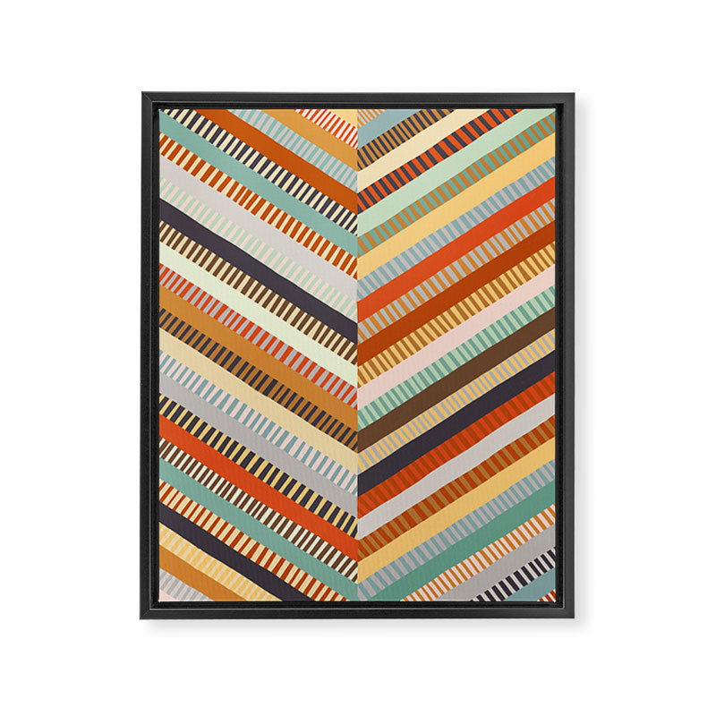 Fall Grandmother's Quilt II Framed Canvas Print Gallery Image 8