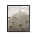 Fall Hills Framed Canvas Print Gallery Image 6