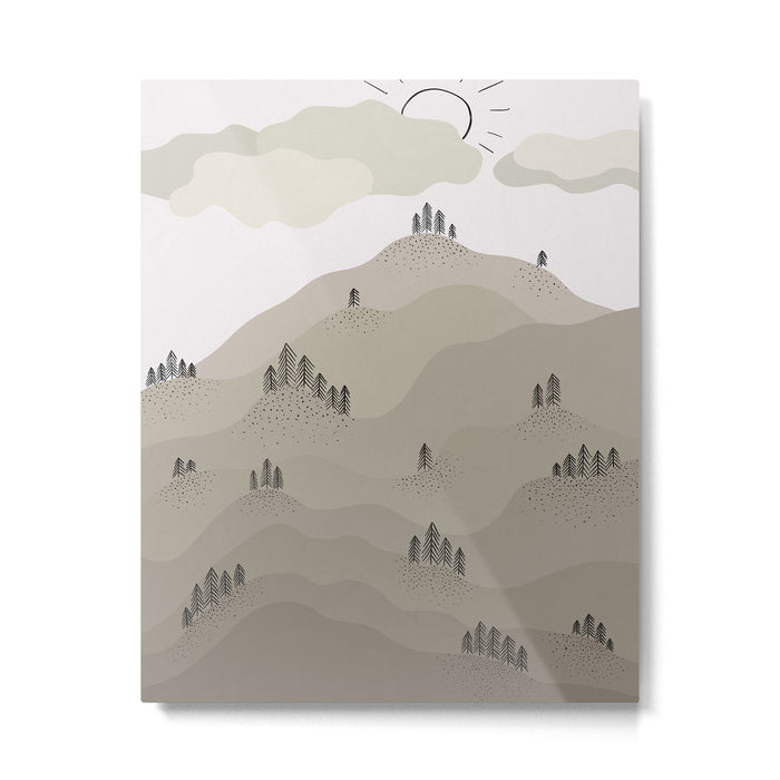 Fall Hills Metal Print Gallery Image 1
