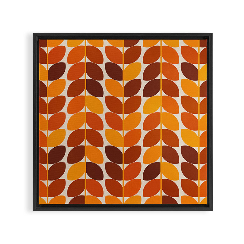 Fall Leaves Framed Canvas Print Gallery Image 3
