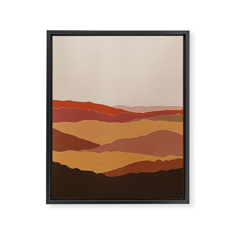 Fall Mountains Framed Canvas Print Gallery Image 6