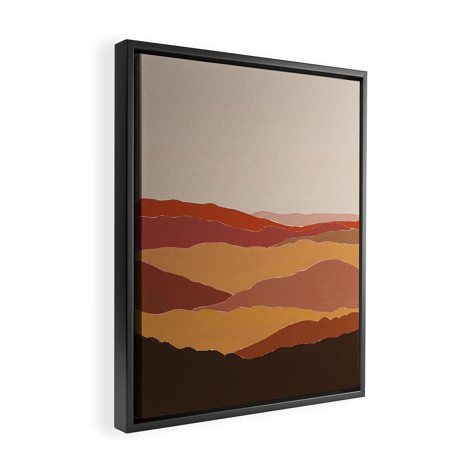 Fall Mountains Framed Canvas Print Gallery Image 2